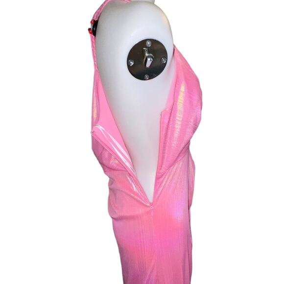 NEW NWT Retrofete Yesi Pink Maxi Dress Size Large - Picture 14 of 16